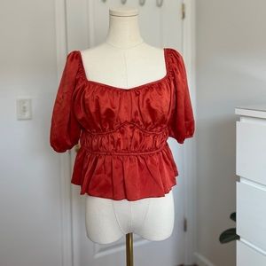 Pretty Red Blouse